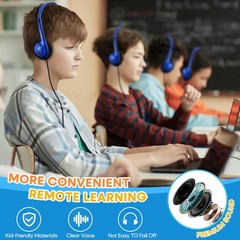 Bulk Earbud Headphones 50 Pack for Classroom , Wholesale Wired Durable Earpho…