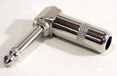 1/4″ inch 6.3mm Right Angle 90 Degree Mono Male Solder-On Plug Connector