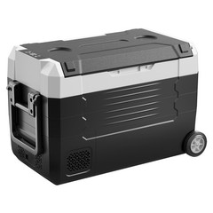 VEVOR Car Refrigerator 37 QT Compressor Electric Cooler with Wheels & Dual Zone
