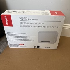 On-Q/Legrand Dual-Purpose In-Wall Enclosure with Mounting Plate (ENP0905-NA-V1)