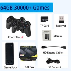 X9 high definition TV game console PSP retro PS1 arcade 3D game stick