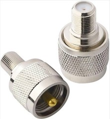 UHF PL-259 Male Plug to F Type Female RF Radio Coax Adapter Converter Connector