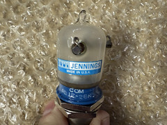 ITT Jennings Vacuum Relay RB1E-26N300 DPDT Vacuum Relay 26.5vdc 120 Ohms