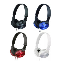 Sony MDR-ZX310AP ZX Series Wired On Ear Headphones w/Mic – Black/Blue/Red/White