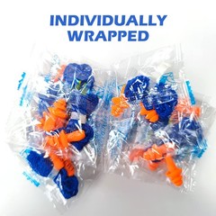 12 Pairs Corded Silicone Ear Plugs – 1 Count (Pack of 12), Orange