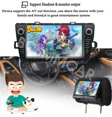 Car Multimedia Player 9in USB FM Head Unit 2+32G Fit For Toyota Prius 2010-2015