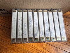 Lot of 10 Used Maxell XLII Cassette Tapes 90 Min High Bias Japan