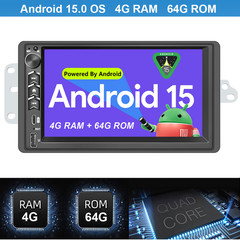 Android auto Carplay Car Stereo Radio For Chevy Silverado GMC Sierra 2003-2006