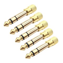 3.5 mm Female to 6.35 mm Male TRS Audio Headphone Plug Connector Adapter