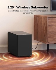 240W Wireless Soundbar with Subwoofer, VoiceMX & BassMX, Ultimate Ap Sound