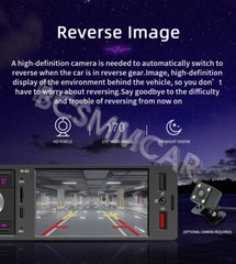 4.1in Bluetooth Car Radio Stereo Single 1Din For CarPlay Android Auto AUX USB