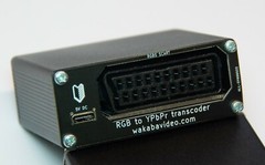 RGB SCART to YPbPr Component transcoder converter.