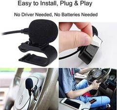 Car Stereo Radio Mic Handsfree Bluetooth Microphone for PIONEER – 2.5mm