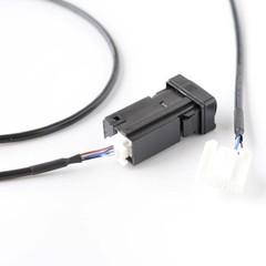 20Pin Auxiliary Stereo Adaptor for Toyota Cars 2007 2009 with AUX Cable