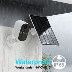 3PK Wireless Battery Camera WiFi Camera 4MP In/Outdoor Security Camera System