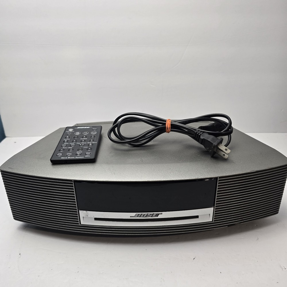 See Pics – Bose Wave Music System CD Player – Graphite Gray (AWRCC1) W/ Remote