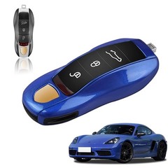 Porsche Key Fob Cover 3-Piece Painted Key Shell Case Protector /think I need
