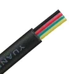 1000FT 4 Conductor 26 Gauge Modular Cable Cord Stranded Wire Bare Copper Black