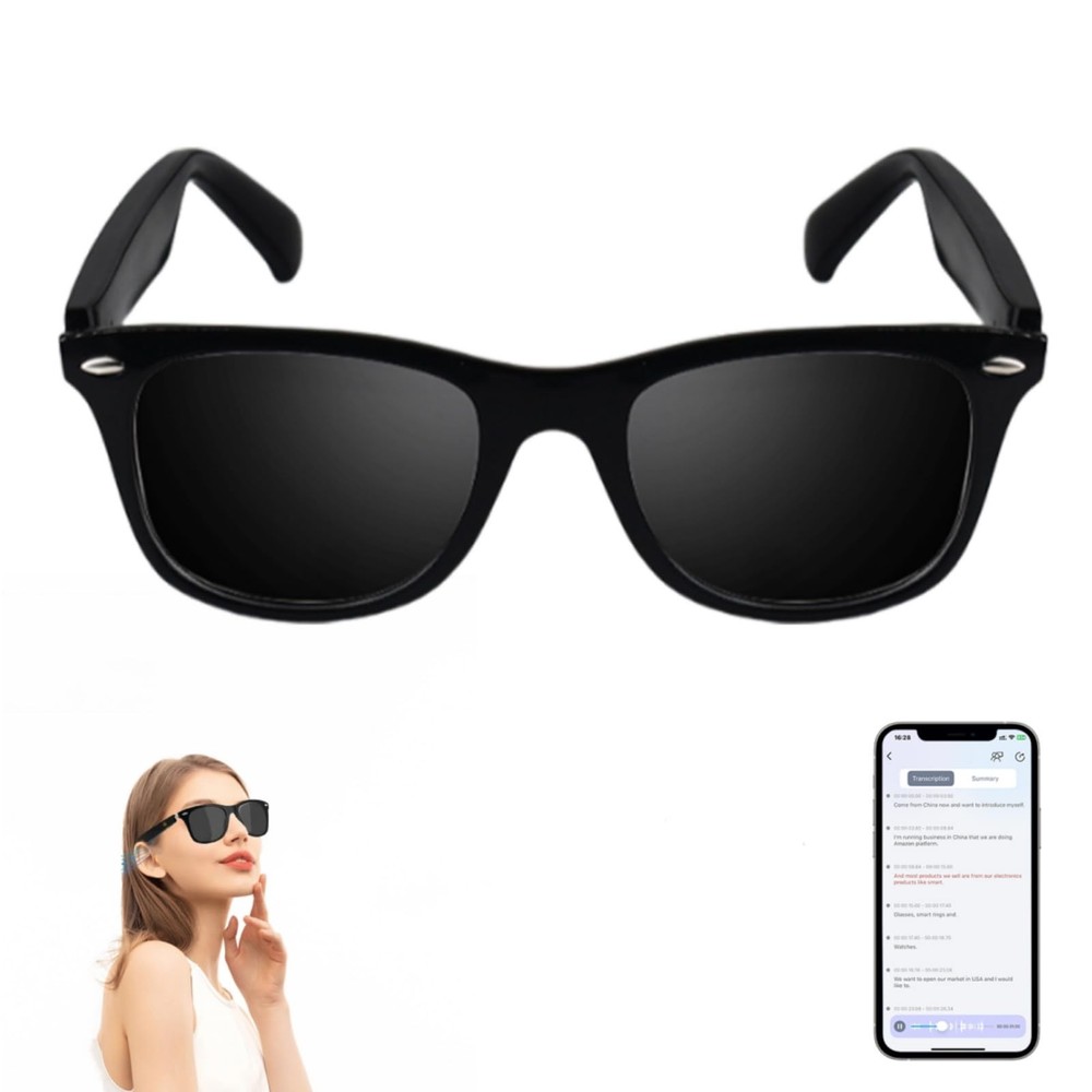 AI Smart Glasses for Men Women, Real-Time Translation Glasses with ChatGPT, W…