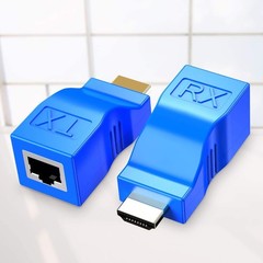HDMI to RJ45 Extender, HDMI to RJ45 Ethernet Network Converter Over by Cat5-e…
