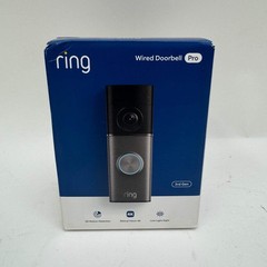 New Ring Floodlight Cam Pro 2nd Gen Doorbell Camera White 5DFYA2