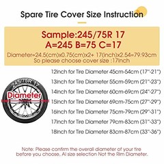 Colorful Fashion Octopus Spare Tire Cover with Backup Camera Hole Wheel Tire