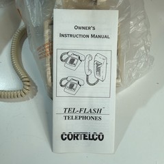 Vintage Cortelco Corinth Telephone Corded Desk Phone Flash Open Box