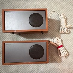 Tivoli Audio 2.0 Wired Bookshelf Speakers Wood Brown/Gray w/ Remote Control