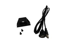 Auto USB Extension Cable Dashboard Mount AUX for Car Stereo 3Ft