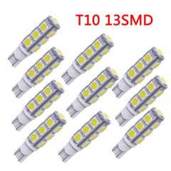 10x T10 LED Canbus Error Free Bulbs 13 SMD 194 W5W Car Wedge Lamp Dome Map Light