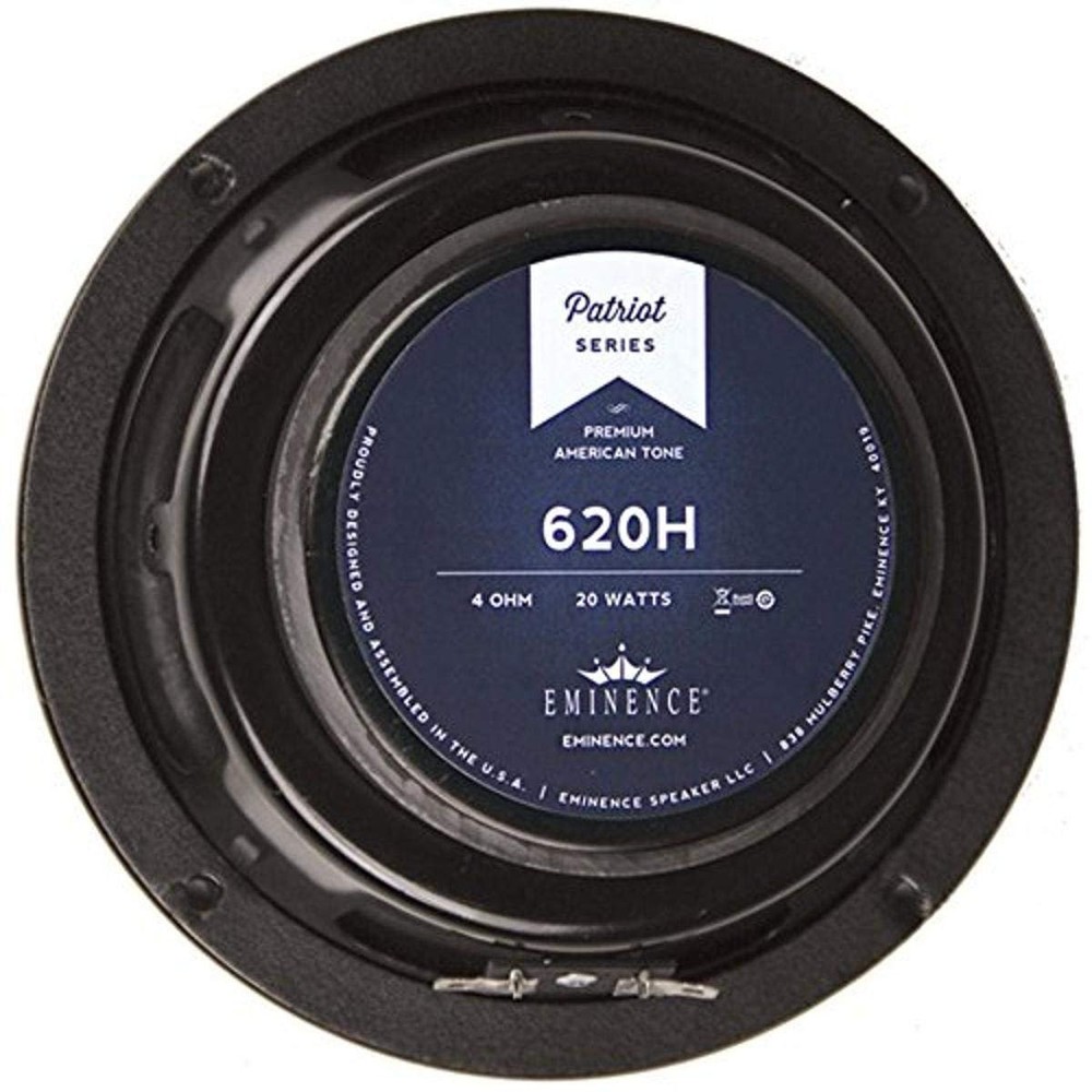 Eminence Patriot 620H 6″ Guitar Speaker with Hemp Cone, 20 Watts at 4 Ohms…