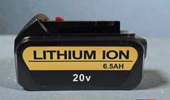 2 x 20V 6.5Ah DeWalt Compatible Lithium Ion Battery Rechargeable 130 Wh DCB 205