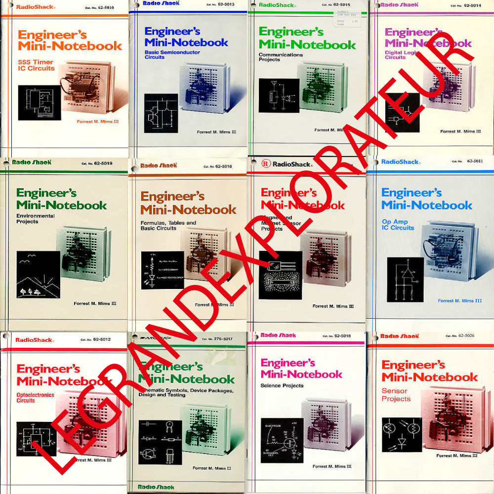 Ultimate RadioShack Engineer’s Mini-Notebook Forrest Mims 150 PDF on DVD