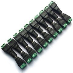 10/20/50 Pairs Male & Female 5.5mm x 2.1mm DC Power Connector Jack Plug 12V 24V