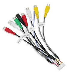 20 Pin Car Radio RCA Harness Adapter Android Stereo Plugs | RCA Wiring Harness