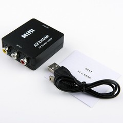 RCA AV Composite to HDMI Converter HD Adapter for CVBS Audio Video Wii NES SNES