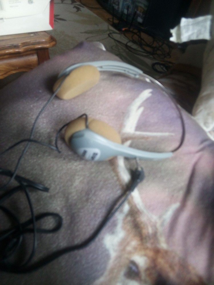 Retro 90s 2000s White Gray GPX Metal Band Headphones Wired – Tested & Working