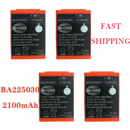 4x 2100mAh HBC Radiomatic Battery BA225030 6V Remote Control Rechargeable New