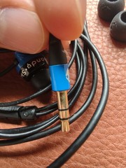 Skullcandy Titan Wired In-Ear Earbuds Blue/Black 3.5mm Jack (Non-microphone)