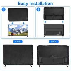55-58 inch Outdoor TV Cover Fitted Waterproof Weatherproof Television Protector