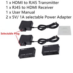 60M RJ45 HDMI Extender 1080P HDMI Network Adapter by CAT5e CAT6 LAN Extensor
