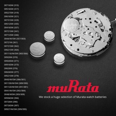 Murata 377 (SR626SW) Silver Oxide Watch Battery (20 Count) – Replaces Sony 377