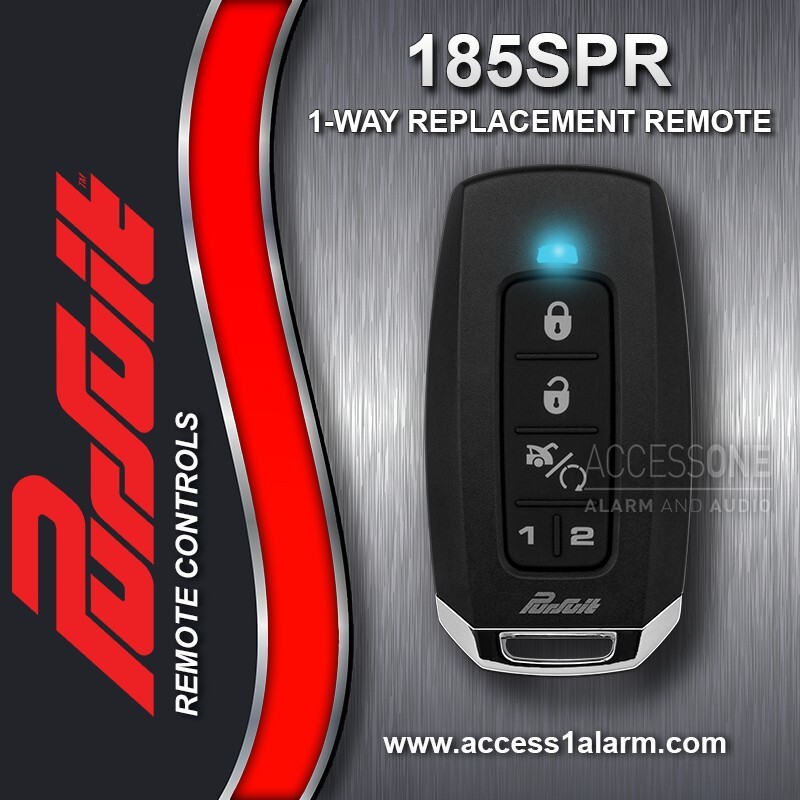 New Pursuit 185SPR 1-Way 5-Button Remote Control TBQT12-SS1W For PRO9776Z PR5BZ