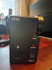 STAX earspeakers on a tube amp? Yes. SRD-X portable works w/your headphone amp.