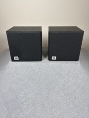 Pair JBL G Movies Surround Speakers Wall Mountable Home Theater Black