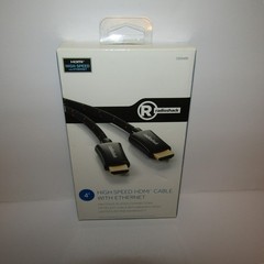 RadioShack 4’ High Speed HDMI Cable With Ethernet 24K Gold Plated Connector New