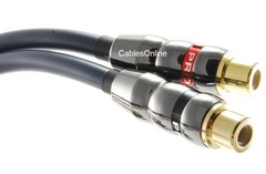 1ft 5-Pin Din Male to 2-RCA Female Jumper Cable For BO, Naim, Quad Systems