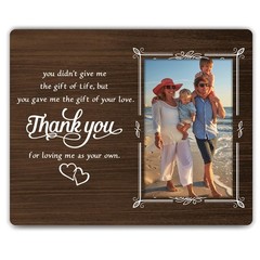 PSBGPC Thank You for Loving Me As Your Own Picture 4×6 inches, wood