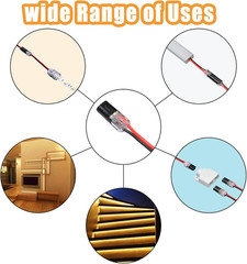 2 Pin Waterproof Electrical Connector Car Automotive Wire Plug Terminal LOT