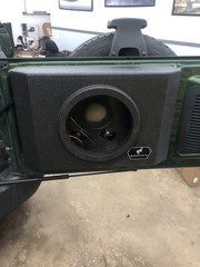 2021-2023 Ford Bronco Tailgate Subwoofer Enclosure / Sub Box For Single 10″